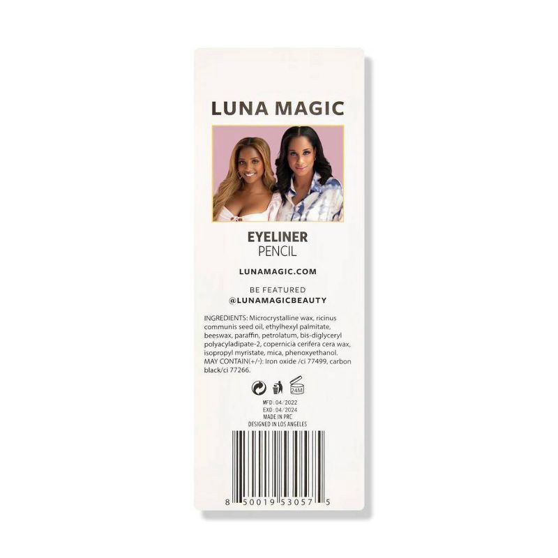 slide 6 of 6, LUNA MAGIC Jumbo Eye Pencil - Black - 0.3oz, 0.3 oz