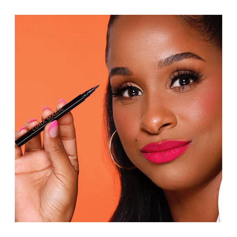 slide 5 of 6, LUNA MAGIC Liquid Liner Pen - Black, 1 ct