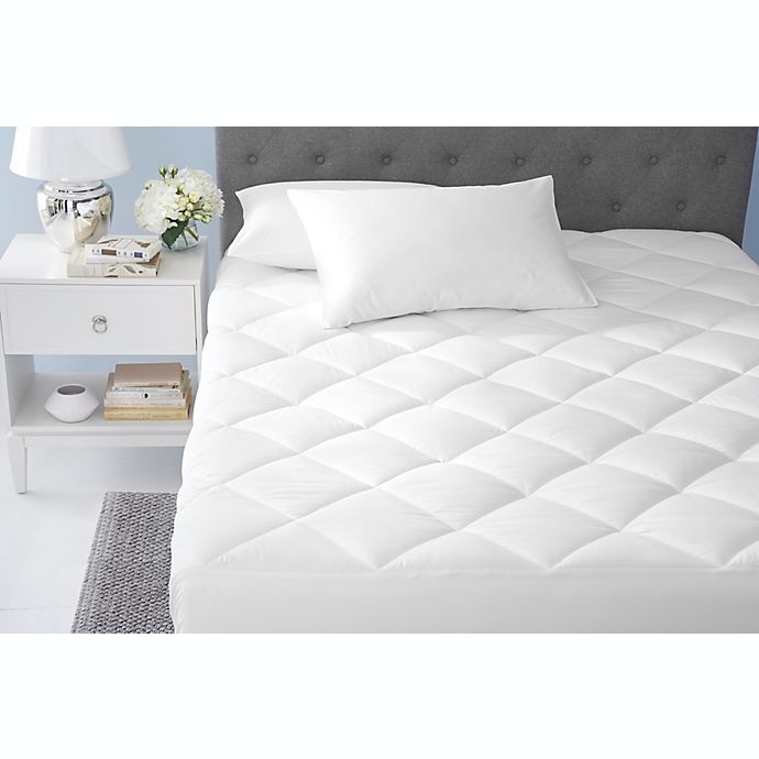 slide 3 of 3, Therapedic HeiQ Pure Twin Mattress Pad - White, 1 ct