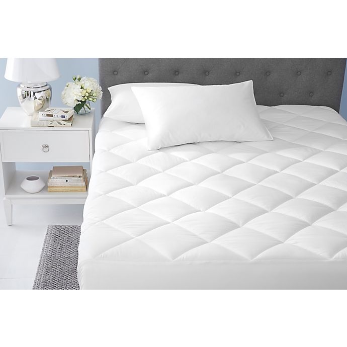 slide 3 of 3, Therapedic HeiQ Pure King Mattress Pad - White, 1 ct