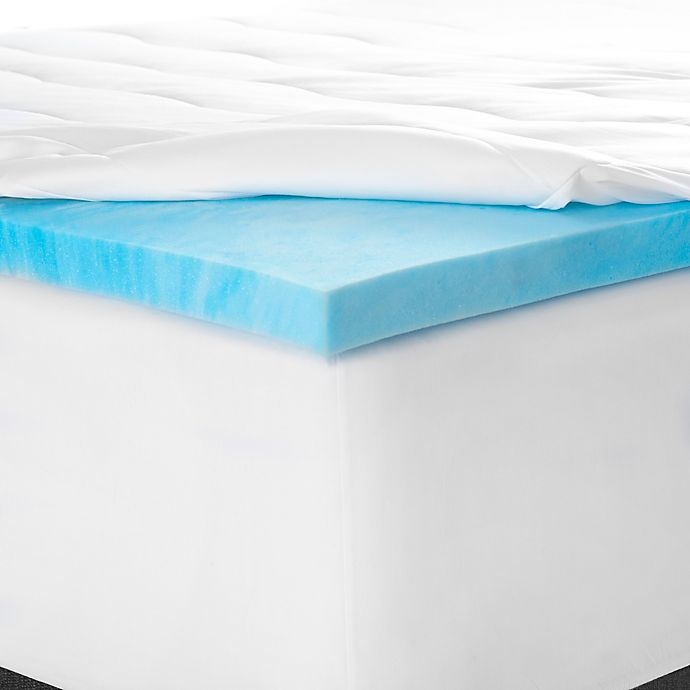 slide 2 of 4, Therapedic Performance Flex SleepRX Memory Foam Twin Mattress Topper - White, 1 ct