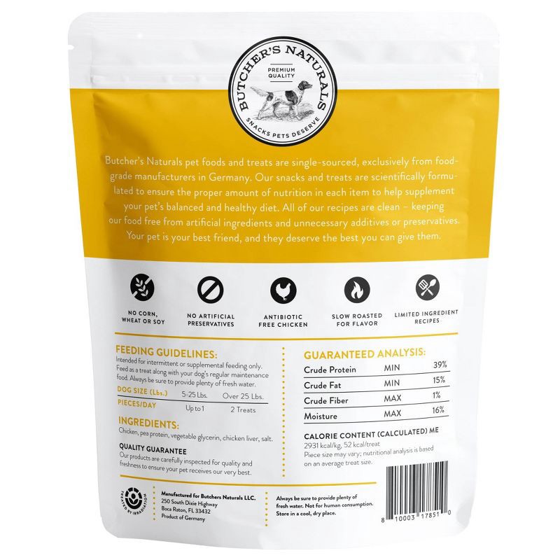 slide 2 of 5, Butcher's Naturals Chicken Jerky Dog Treats - 16oz, 16 oz