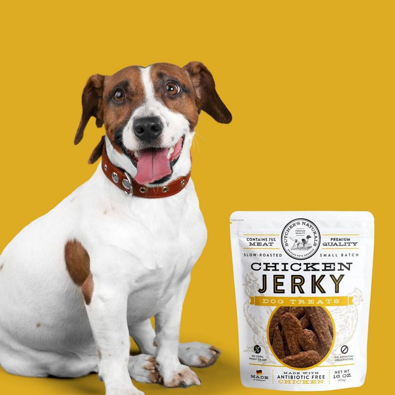 slide 3 of 5, Butcher's Naturals Chicken Jerky Dog Treats - 16oz, 16 oz