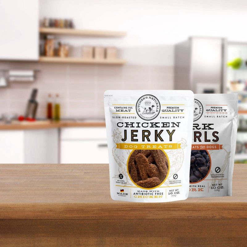 slide 4 of 5, Butcher's Naturals Chicken Jerky Dog Treats - 16oz, 16 oz