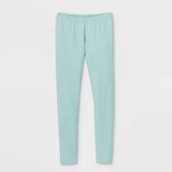 Girls' Leggings - Cat & Jack Mint Green L