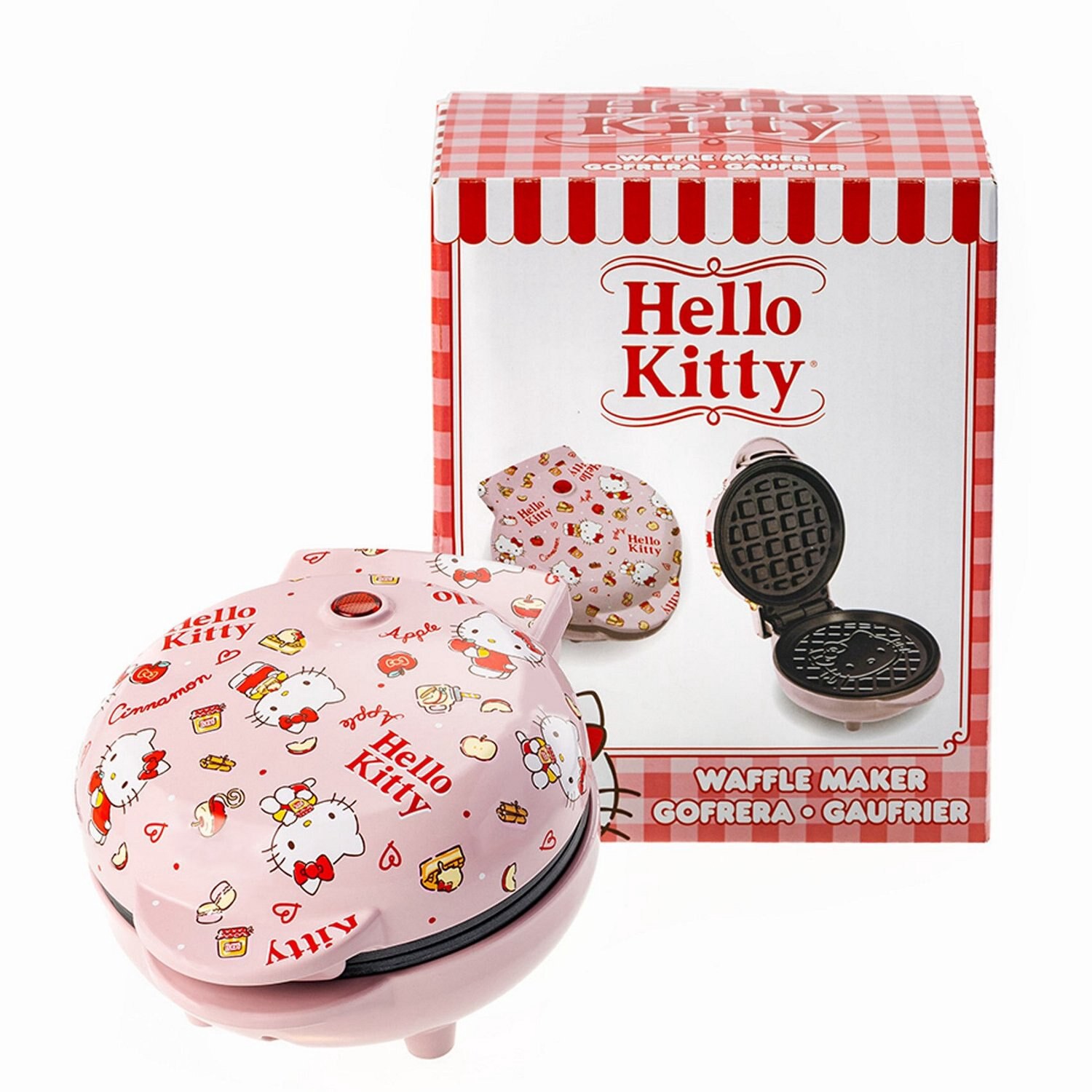 slide 2 of 5, Uncanny Brands Hello Kitty Mini Waffle Maker, 1 ct