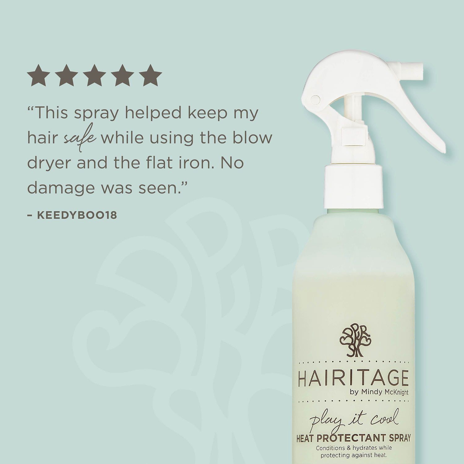 slide 8 of 9, Hairitage by Mindy McKnight Heat Protectant Spray 6 fl oz, 6 fl oz