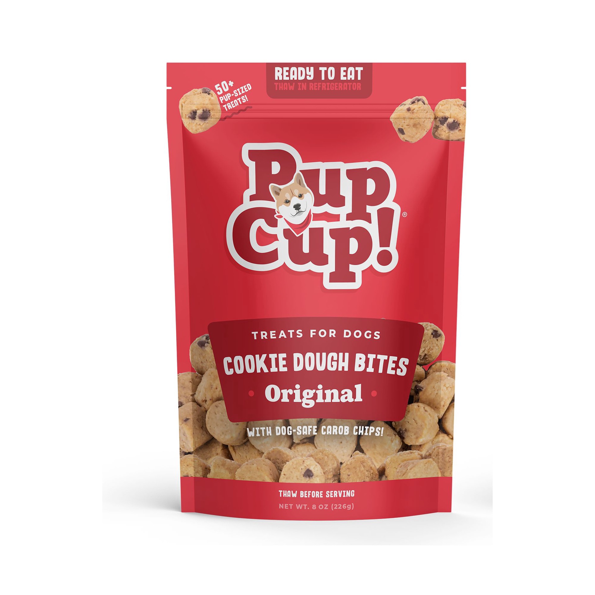 slide 1 of 1, Pup Cup Pupcup! Original Cookie Dough Bites All Life Stages Frozen Dog Treats - 8 Oz, 8 oz