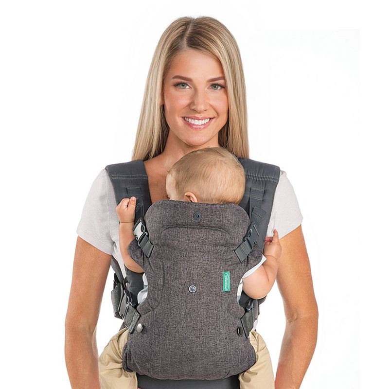 slide 2 of 9, Infantino Flip 4-In-1 Convertible Baby Carrier - Gray, 1 ct
