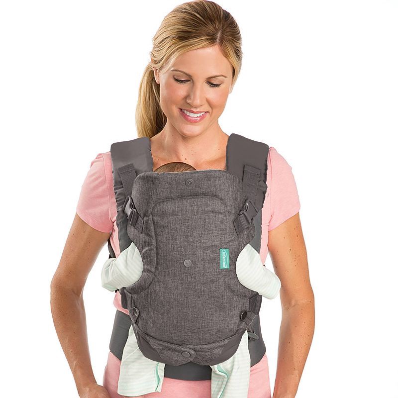 slide 4 of 9, Infantino Flip 4-In-1 Convertible Baby Carrier - Gray, 1 ct