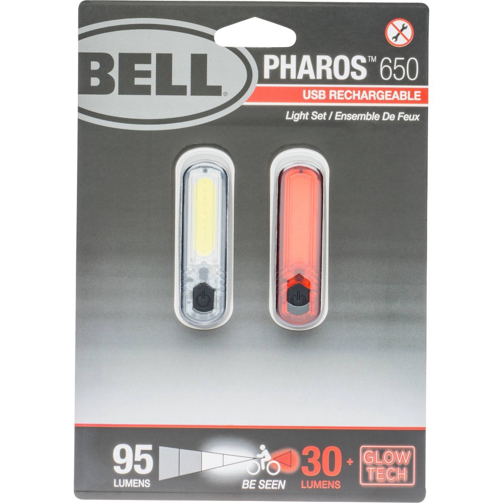 slide 2 of 3, Bell Pharos 650 COB LED Bike Light Set, 1 ct