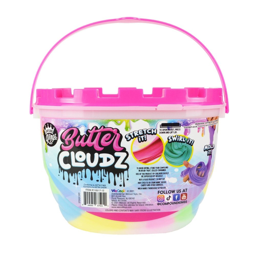 slide 5 of 5, Compound Kings Butter Cloudz Rainbow Cotton Candy Scented Tub, 1 ct