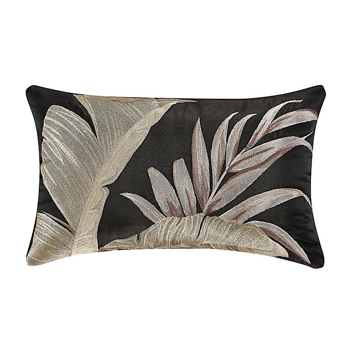 slide 1 of 2, J. Queen New York Martinique Boudoir Throw Pillow - Black, 1 ct