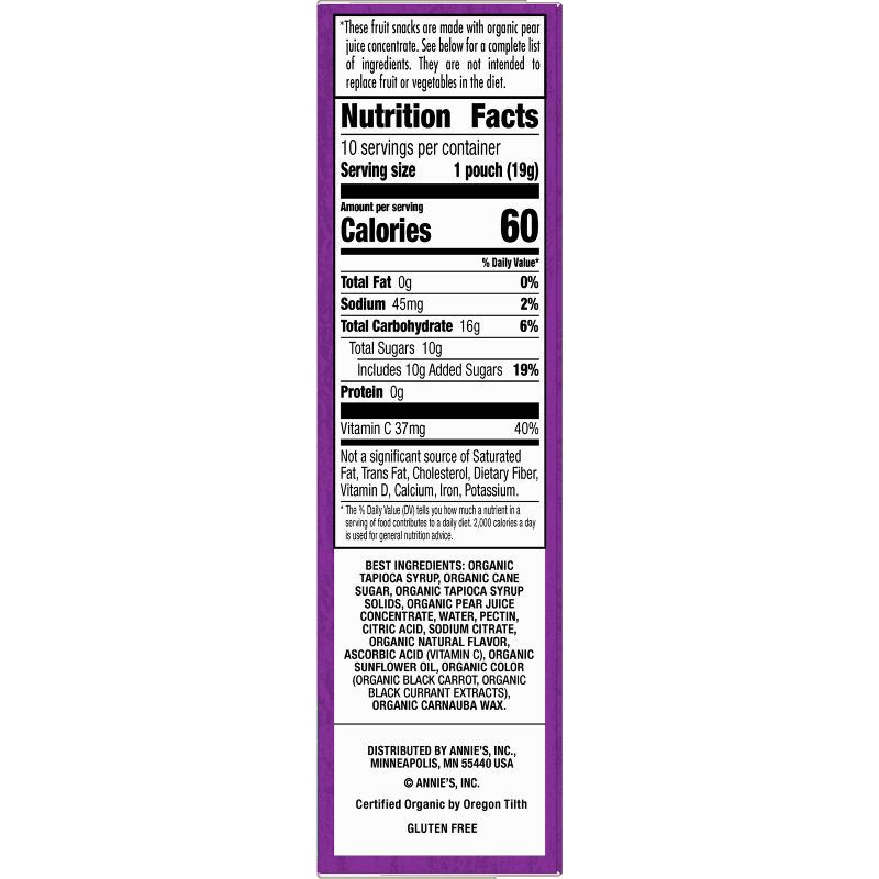 slide 2 of 8, Annie's Organic Berry Patch Fruit Snacks - 7oz/10ct, 10 ct; 7 oz
