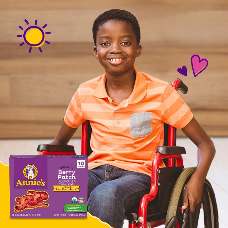 slide 3 of 8, Annie's Organic Berry Patch Fruit Snacks - 7oz/10ct, 10 ct; 7 oz