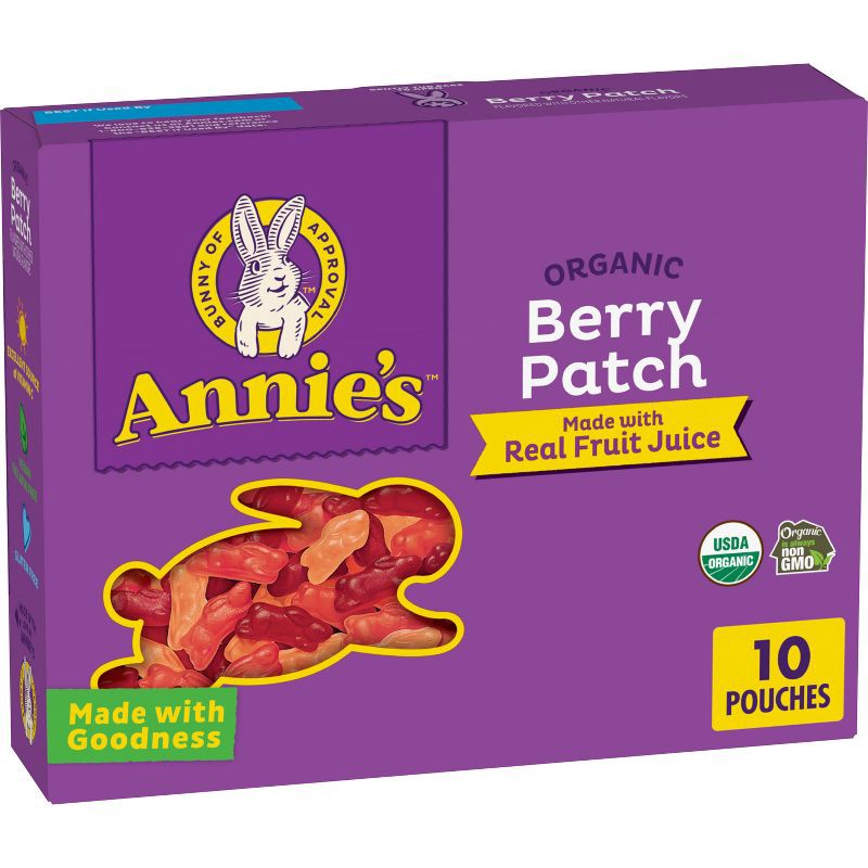 slide 1 of 8, Annie's Berry Patch Fruit Snacks - 7oz/10ct, 10 ct; 7 oz