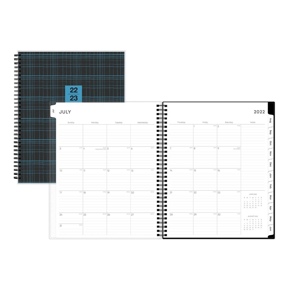 slide 2 of 13, 2022-23 Academic Planner Frosted Weekly/Monthly Watts Dark - Blue Sky, 1 ct