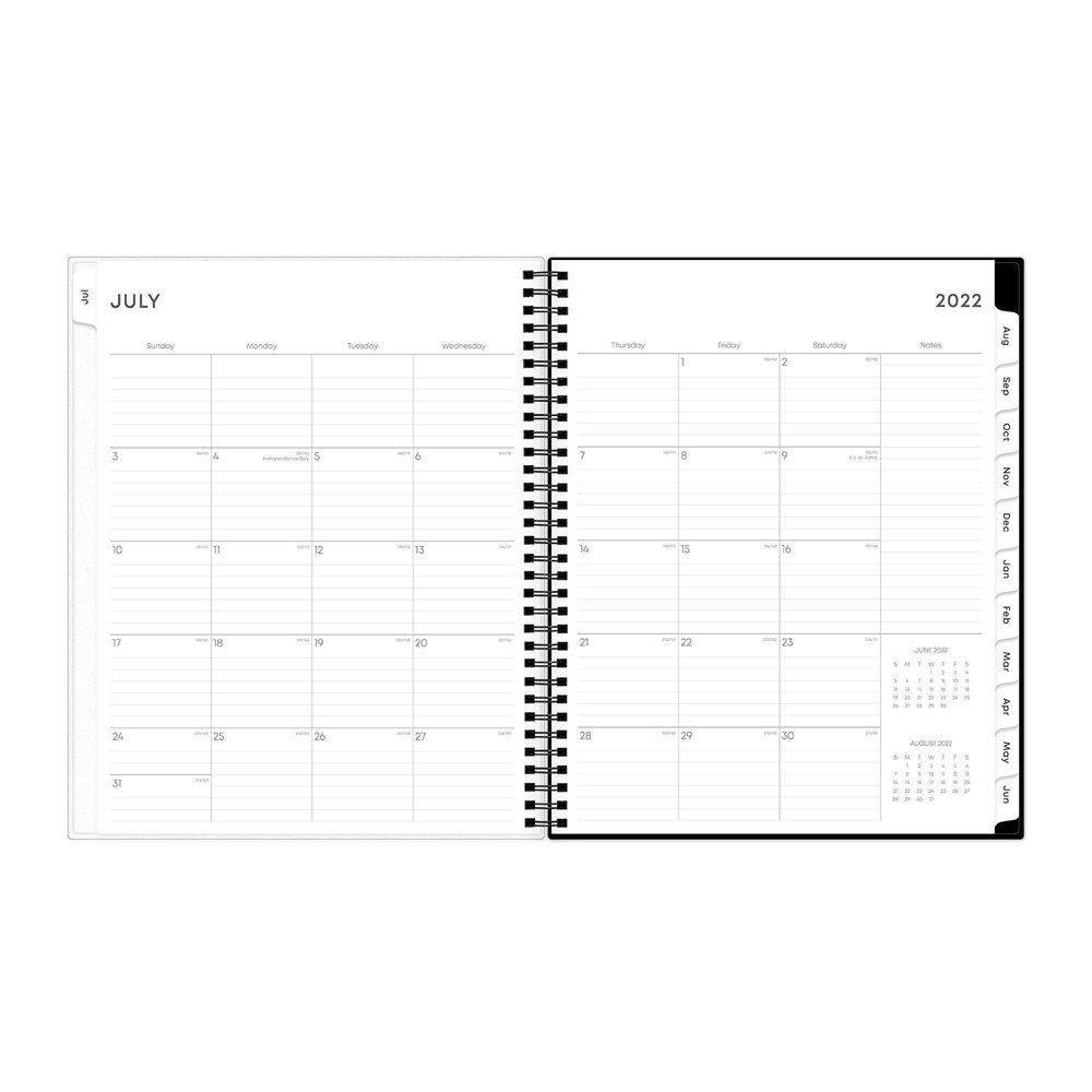 slide 4 of 13, 2022-23 Academic Planner Frosted Weekly/Monthly Watts Dark - Blue Sky, 1 ct