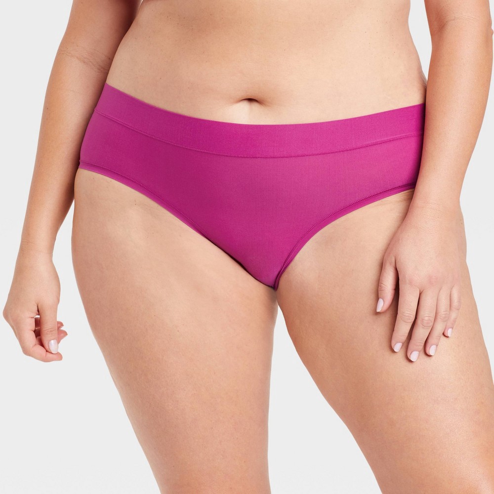Women's Plus Size 4-Way Stretch Hipster Underwear Auden Tulip 3X