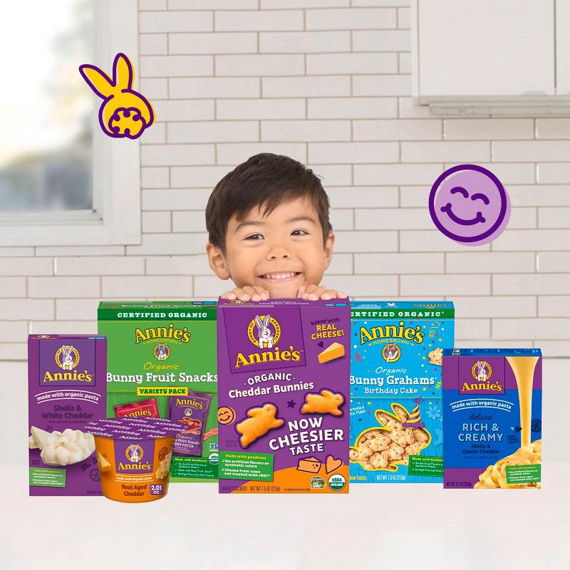 slide 9 of 9, Annie's Organic Bunny Fruit Flavored Snacks - 15.4oz/22ct, 15.4 oz, 22 ct
