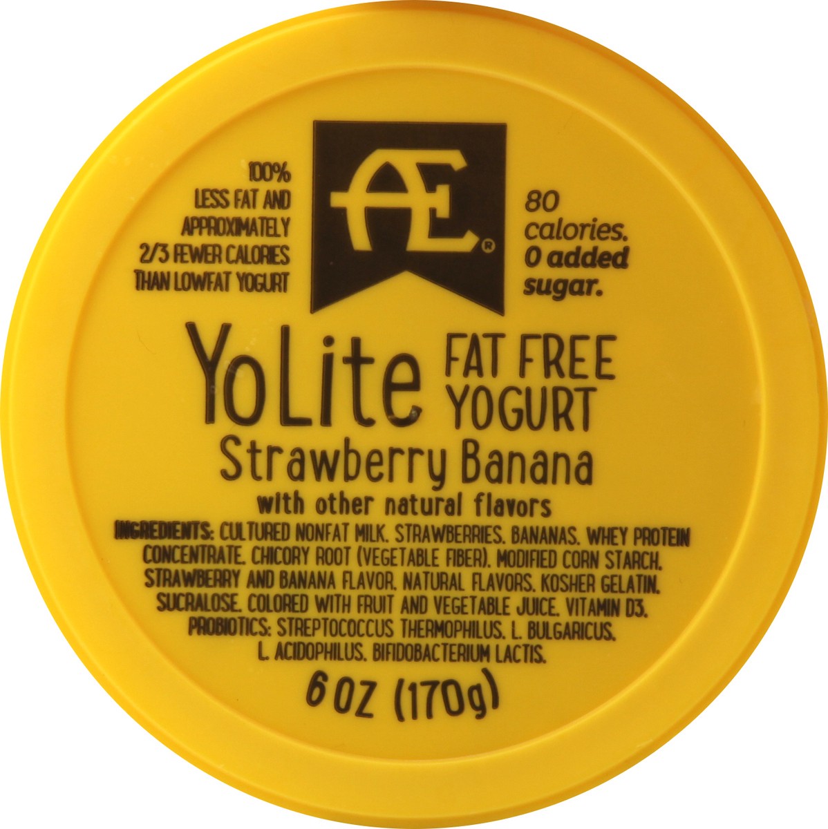 slide 6 of 8, Anderson Erickson Dairy Ae Yo Lite Fat Free Yogurt Strawberry Banana, 6 oz