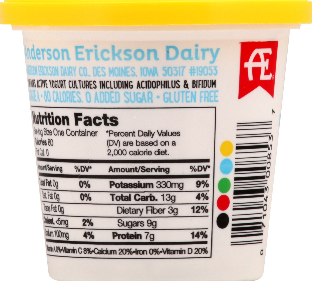 slide 7 of 8, Anderson Erickson Dairy Ae Yo Lite Fat Free Yogurt Strawberry Banana, 6 oz