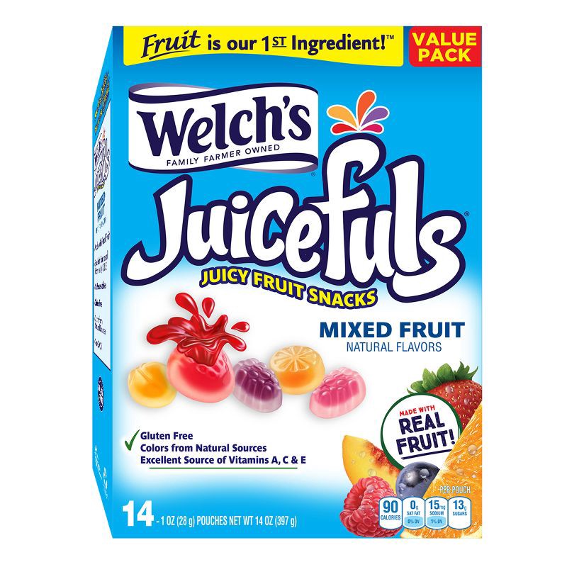 slide 1 of 1, Welch's Juicefuls Mixed Fruit - 14oz/14ct, 14 oz, 14 ct