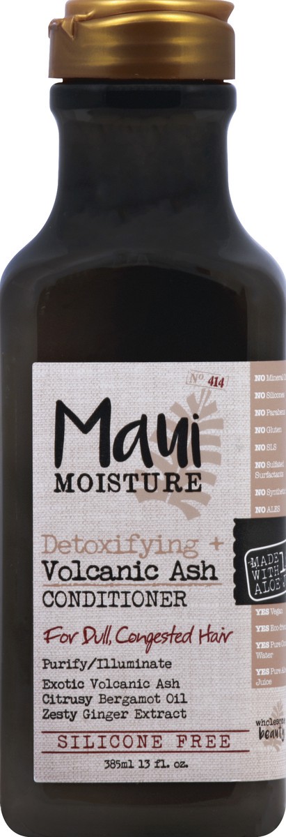 slide 2 of 2, Maui Moisture Detoxifying + Volcanic Ash Conditioner, 13 Oz, 13 oz