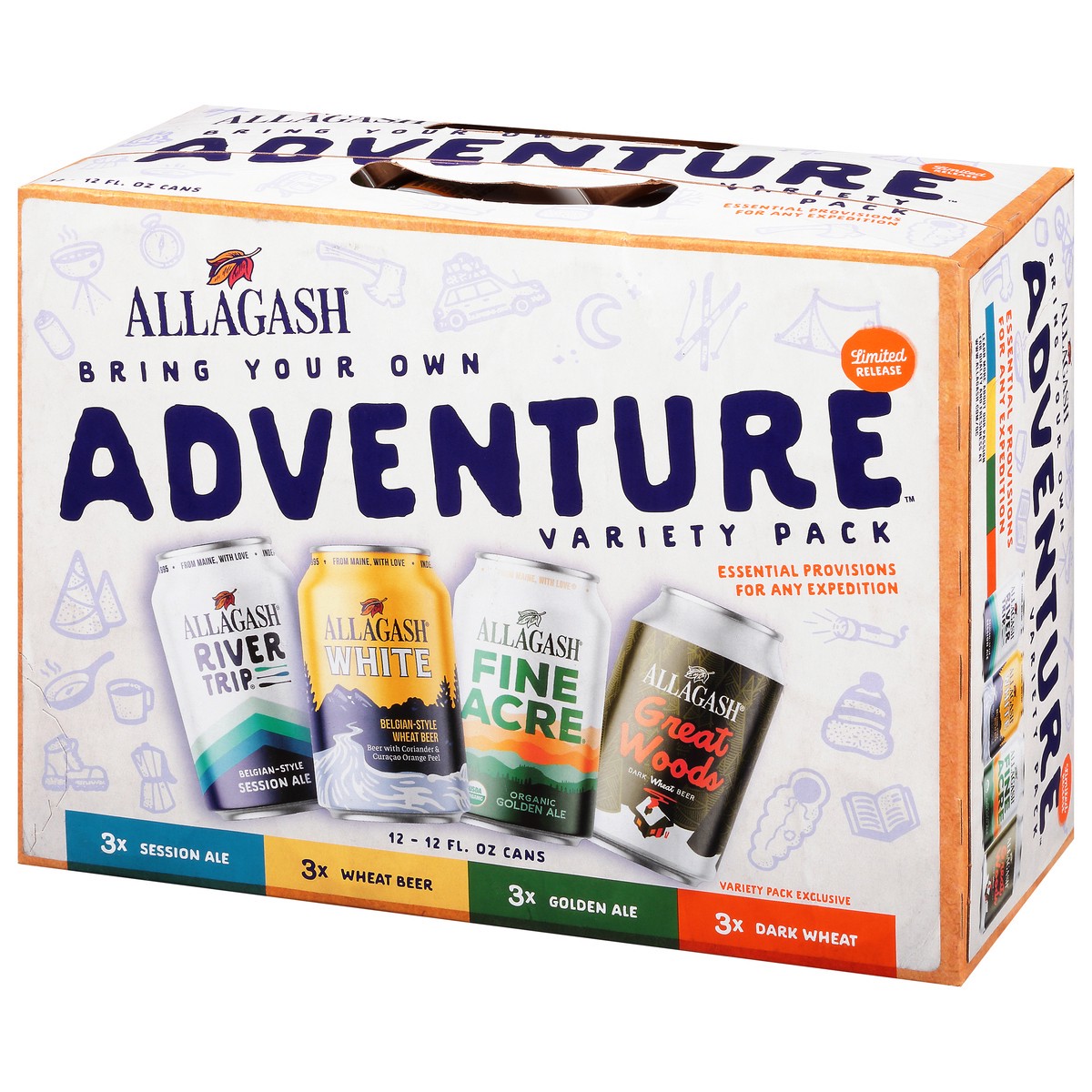 slide 6 of 8, Allagash BYO Adventure Variety 12oz 12 Pack Cans, 12 ct; 12 fl oz