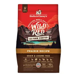 Stella & Chewy's Wild Red Raw Coated High Protein Grain & Legume Free Prairie Recipe Dry Dog Food, 3.5 lbs.