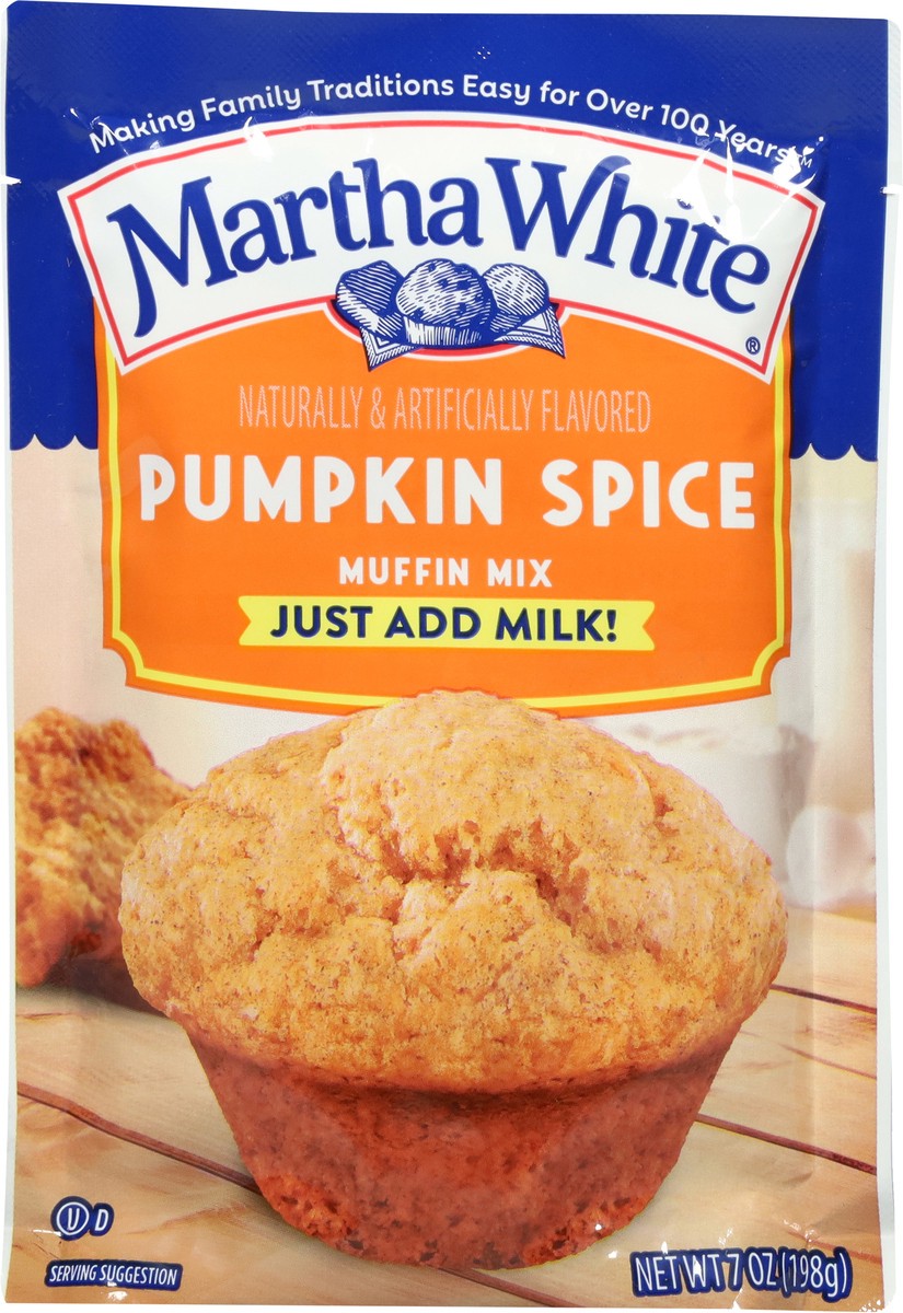 slide 5 of 9, Martha White Pumpkin Spice Muffin Mix, 7 Oz Bag, 7 oz