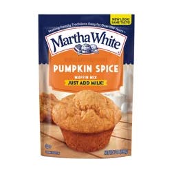 Martha White Pumpkin Spice Muffin Mix, 7 oz Bag