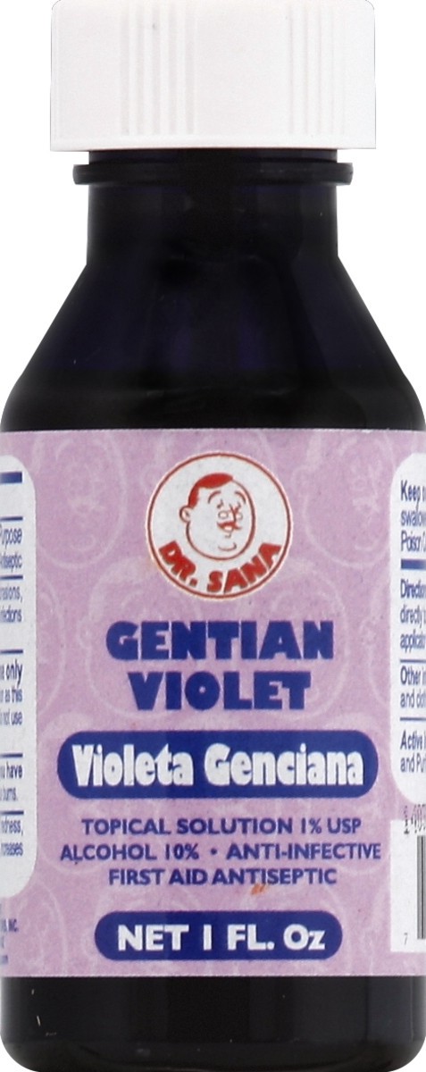 slide 2 of 3, Dr. Sana Gentian Violet 1 oz, 1 oz