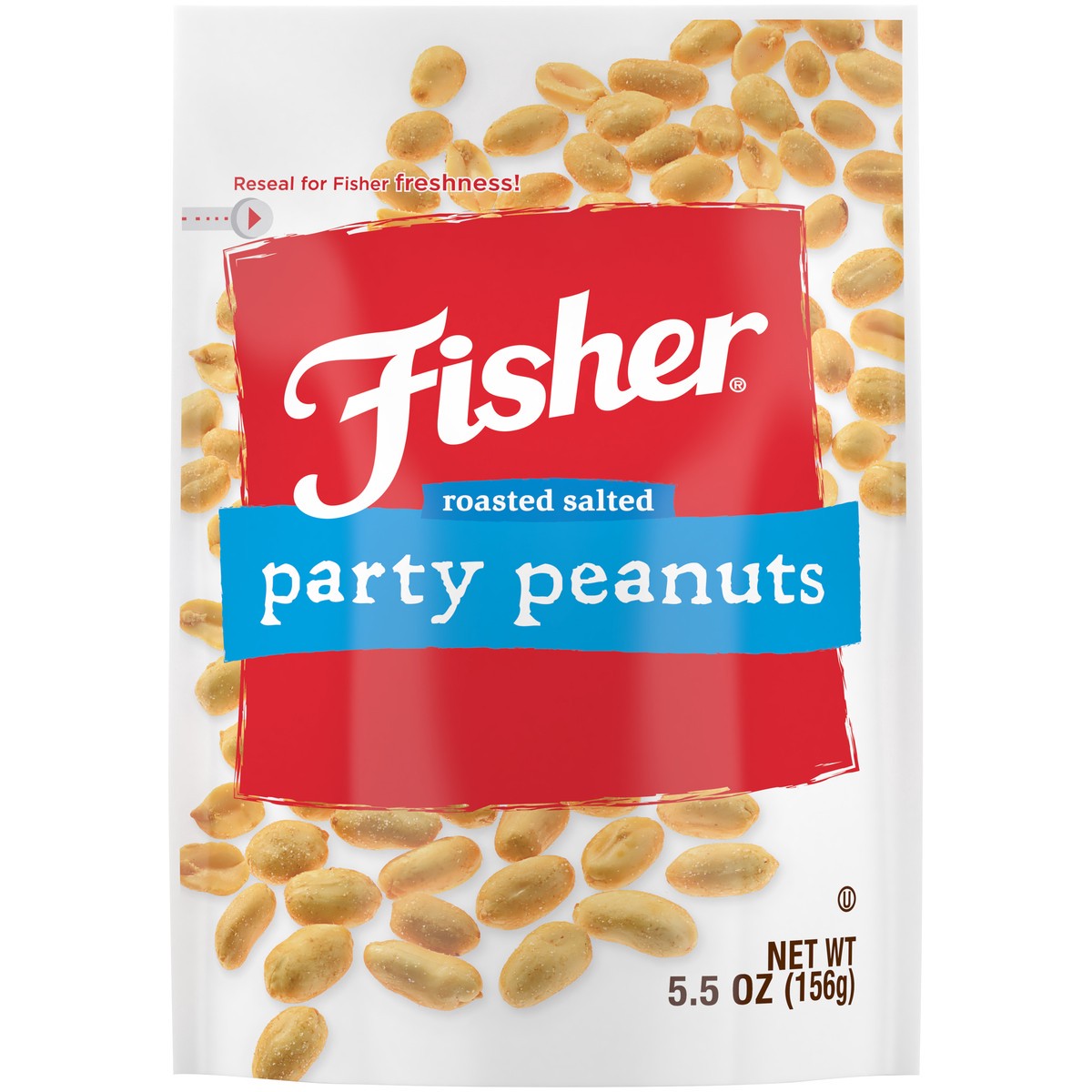 slide 3 of 14, Fisher Roasted Salted Peanuts Party, 5.5 oz