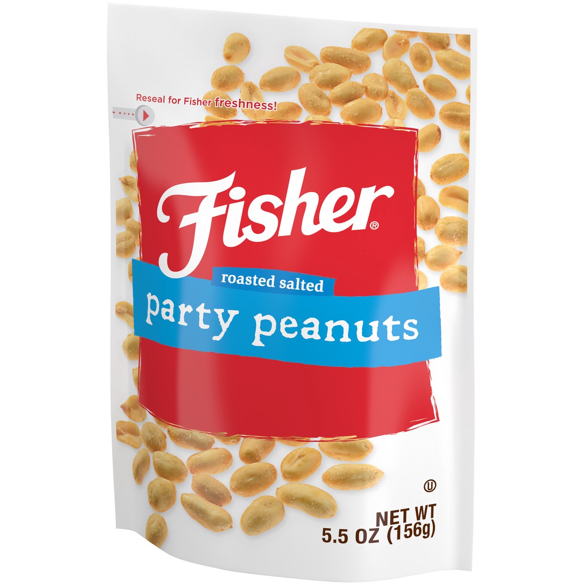 slide 4 of 14, Fisher Roasted Salted Peanuts Party, 5.5 oz