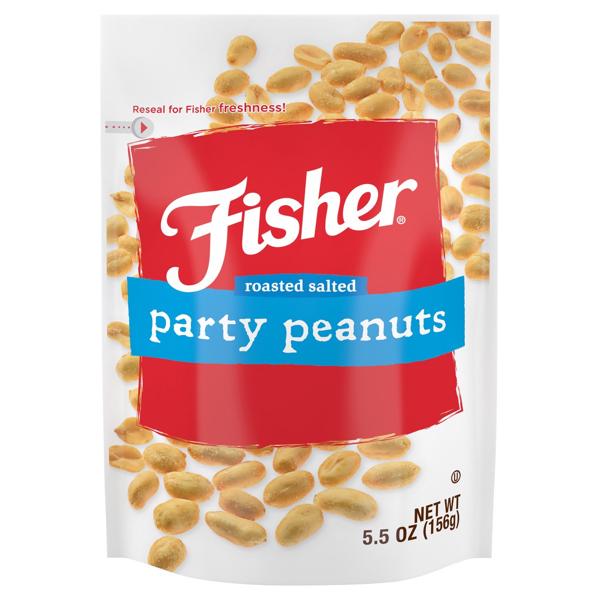 slide 11 of 14, Fisher Roasted Salted Peanuts Party, 5.5 oz