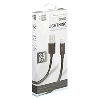 slide 3 of 29, Case Logic iPhone Lightning Cable Black, 3 ft