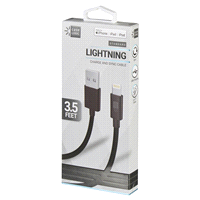 slide 7 of 29, Case Logic iPhone Lightning Cable Black, 3 ft