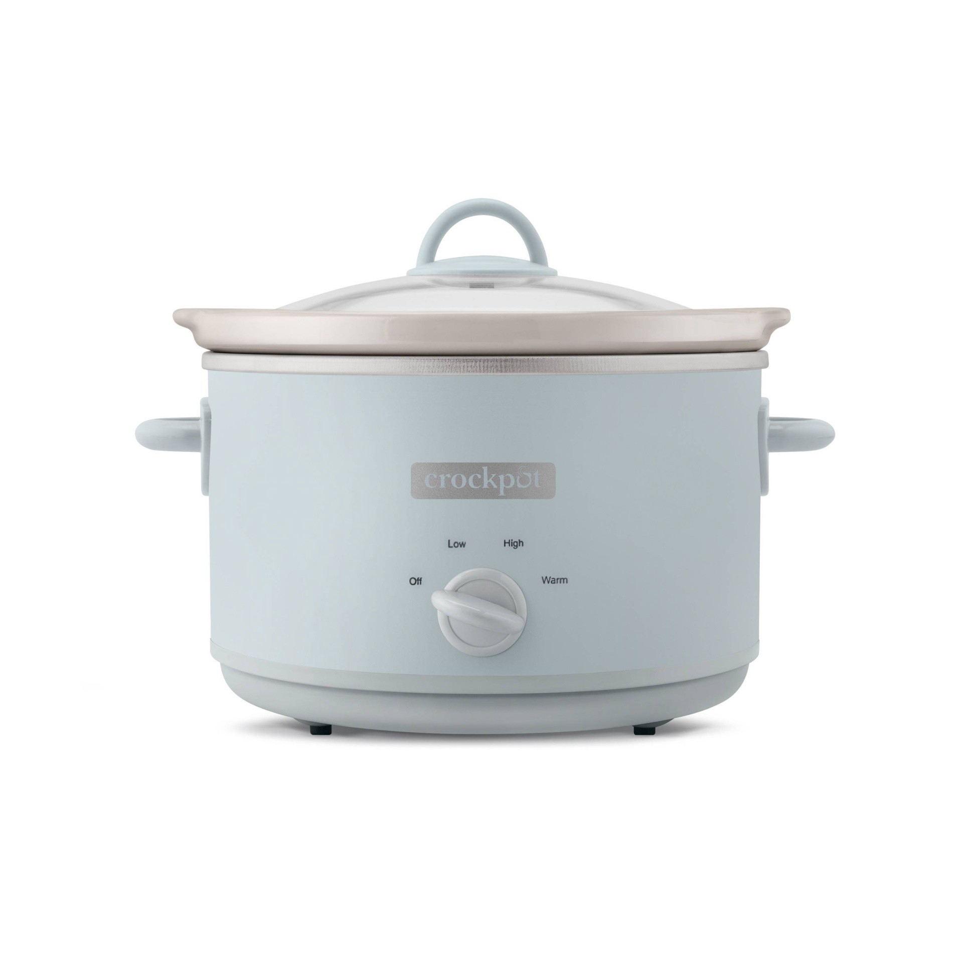 slide 1 of 3, Crock-Pot 4.5qt Manual Slow Cooker - Light Blue, 4.5 qt