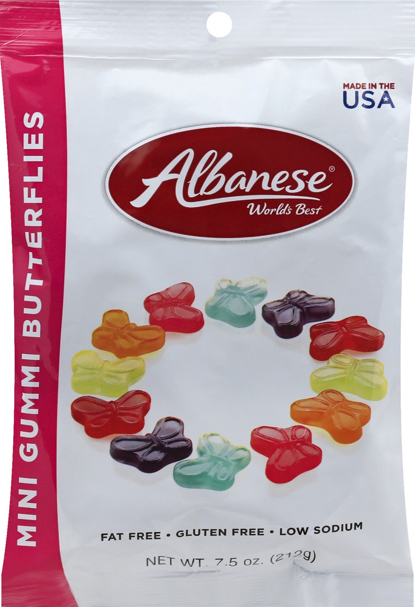 slide 2 of 3, ALBANESE WORLD'S BEST Gummi Butterflies 7.5 oz, 7.5 oz