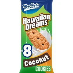 Marinela Hawaiian Dreams Coconut Cookies, 2.54 oz, Cookies, Bag