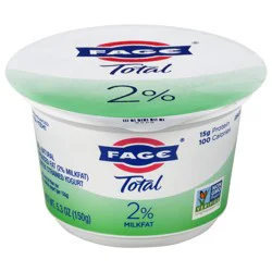 FAGE Total 2% Plain 5.3 oz.