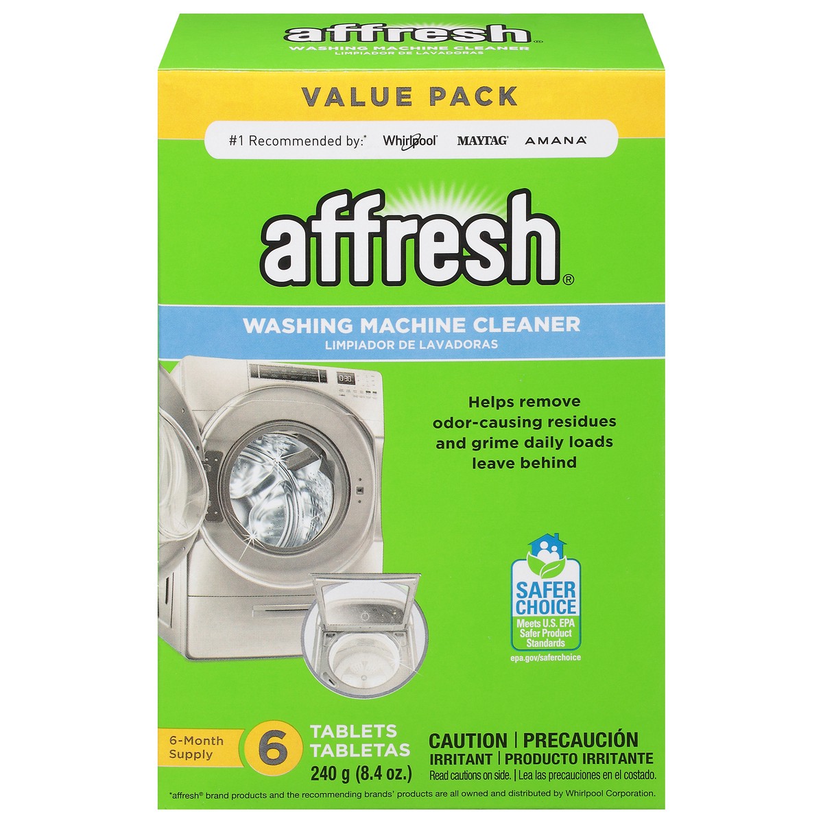 slide 1 of 5, Affresh 6-Month Supply Washing Machine Cleaner Value Pack 6 ea, 6 ct
