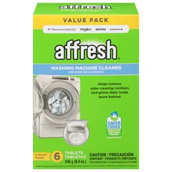 Affresh 6-Month Supply Washing Machine Cleaner Value Pack 6 ea
