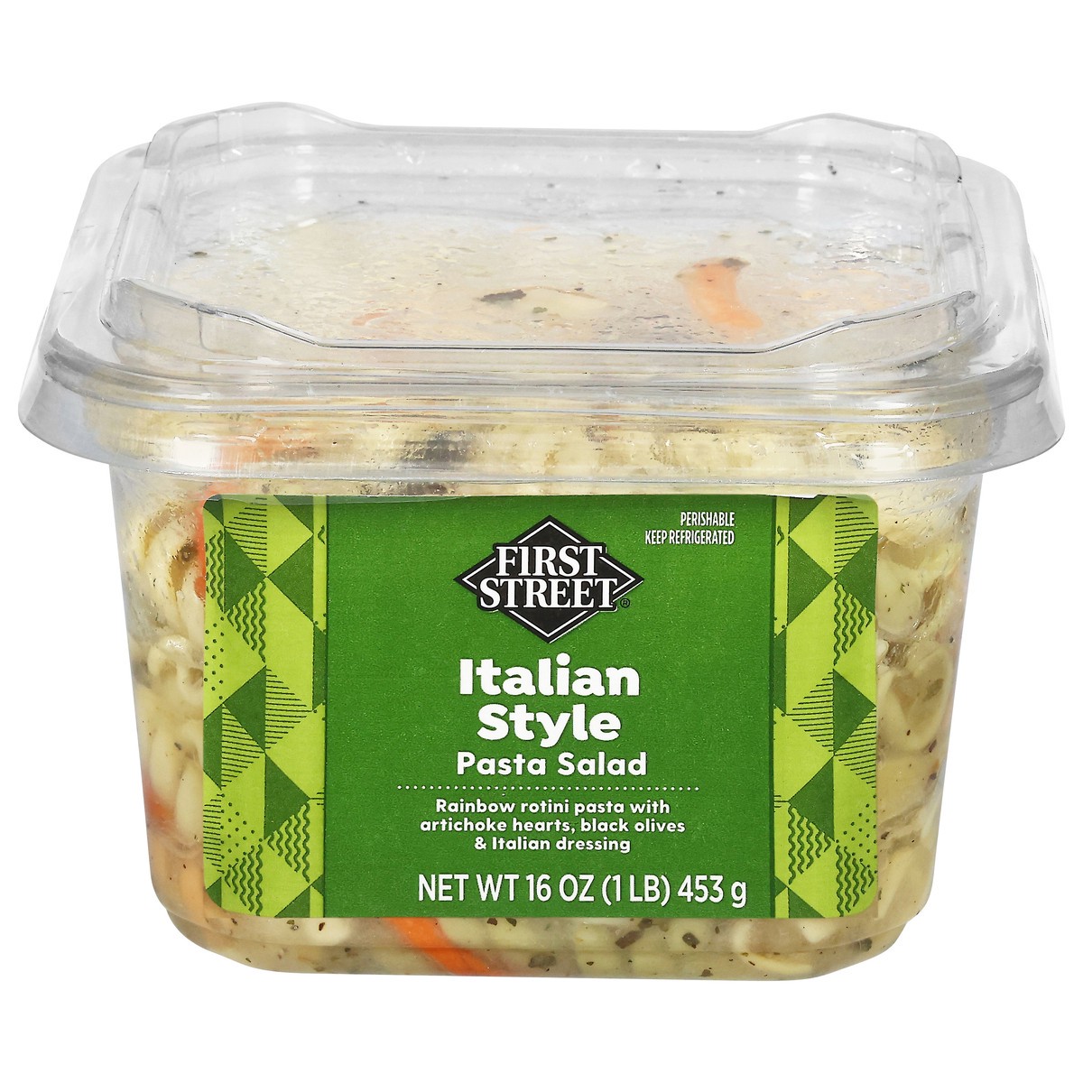 slide 4 of 4, First Street Italian Pasta Salad, 16 oz
