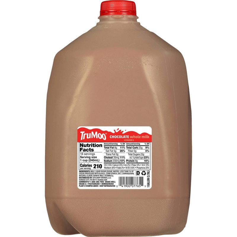 slide 2 of 7, TruMoo Whole Chocolate Milk - 1gal, 1 gal