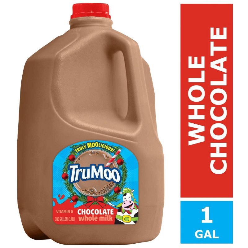 slide 3 of 7, TruMoo Whole Chocolate Milk - 1gal, 1 gal