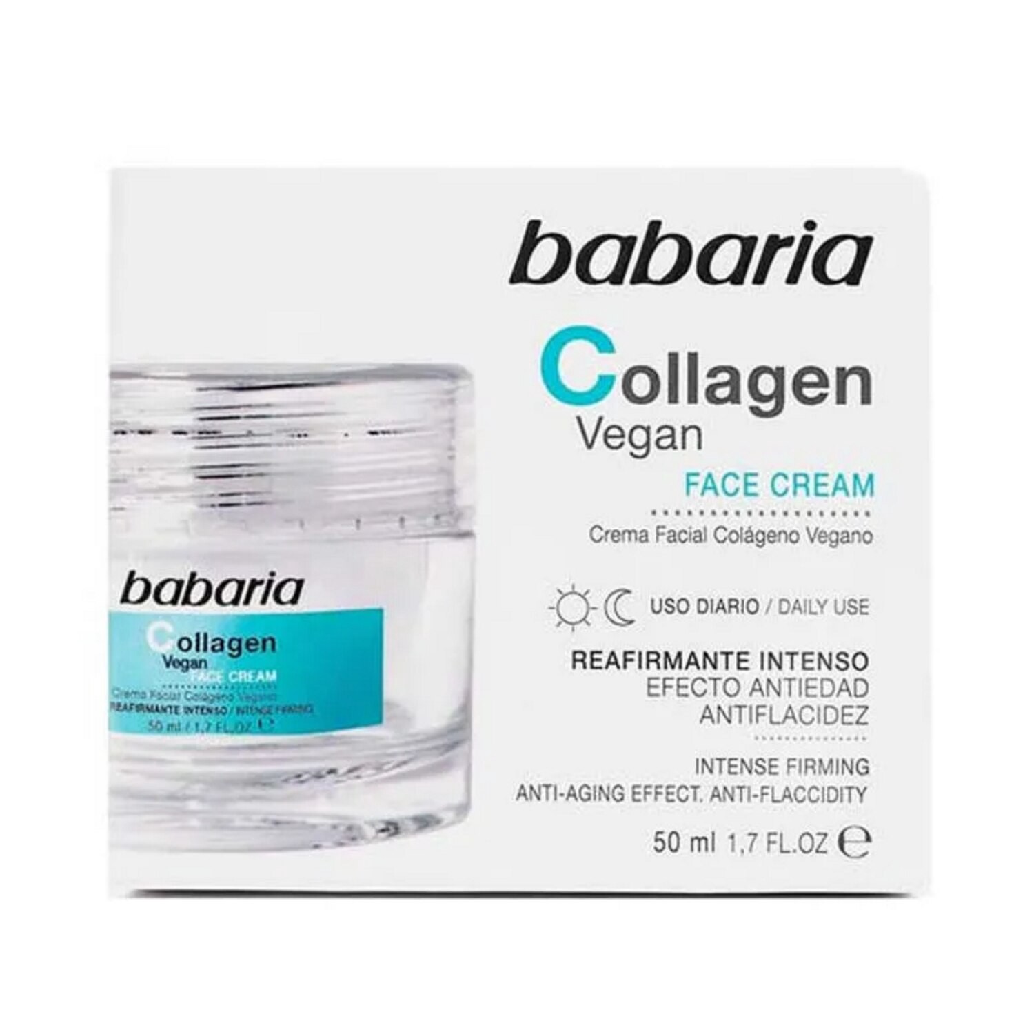 slide 2 of 2, BABARIA Vegan Collagen Face Cream, 1.7 oz