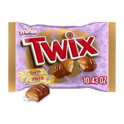 Twix Easter Chocolate Minis Caramel Cookie Candy - 10.43oz