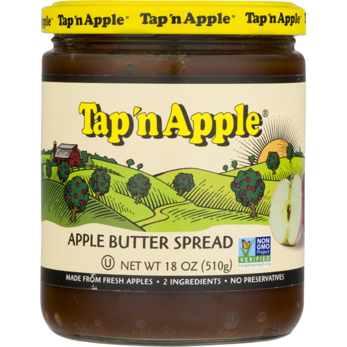 slide 1 of 2, Tap 'n Apple Apple Butter Spread 18 oz, 18 oz